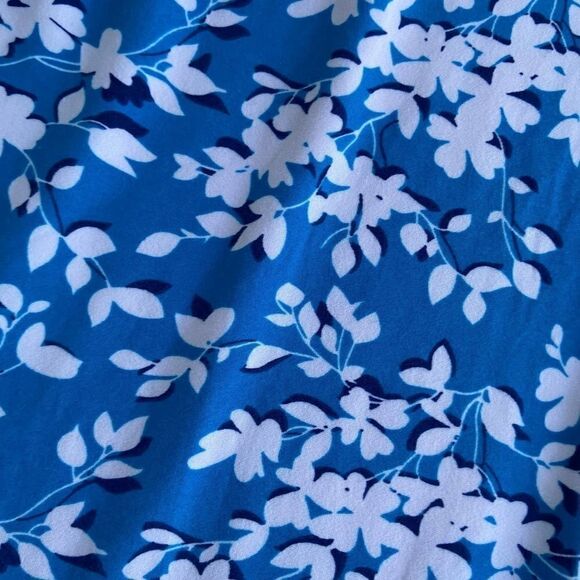 NEW Draper James Ruffle Nightie in Blue Shadow Floral Size S/M - Picture 3 of 5